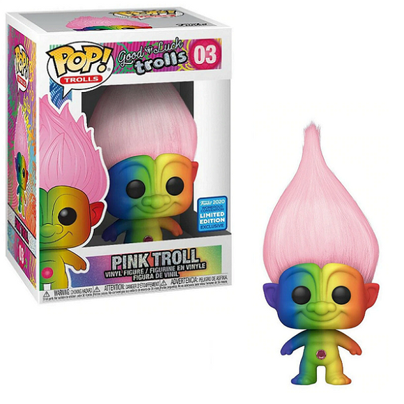 Pink Troll #03 - Good Luck Trolls Funko Pop! Trolls [2020 Wondrous Convention Exclusive]