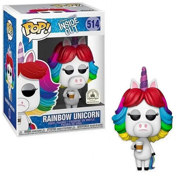 Rainbow Unicorn #514 - Inside Out Funko Pop! [Disney Exclusive]