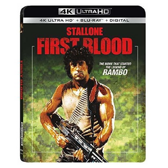 Rambo First Blood [4K Ultra HD Blu-ray/Blu-ray] [1982]