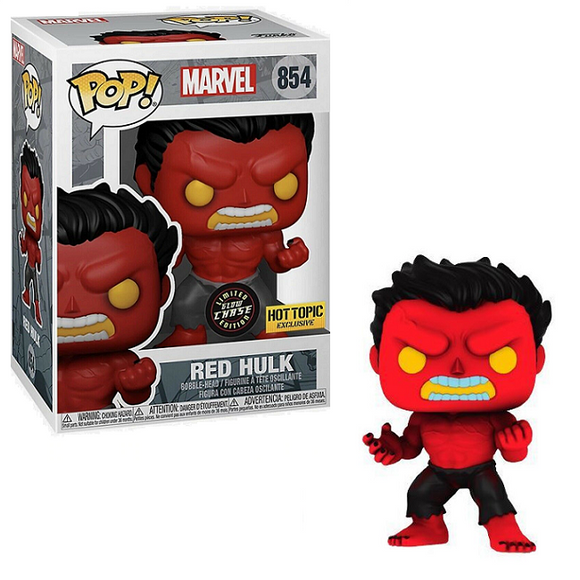 Red Hulk #854 – Marvel Funko Pop! [GitD Hot Topic Exclusive Chase]