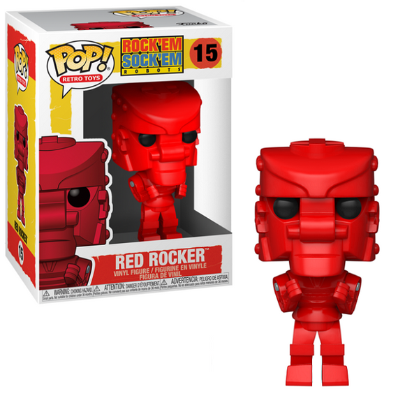 Red Rocker #15 - RockEm SockEm Robots Funko Pop! Retro Toys