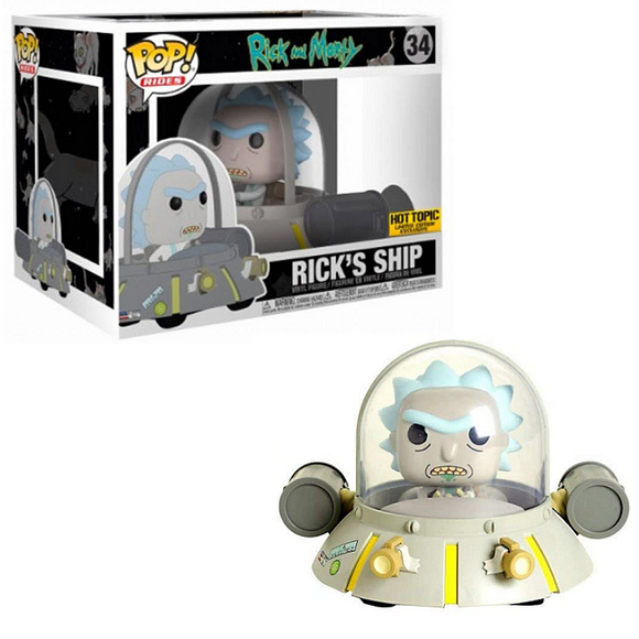 Ricks Ship #34 – Rick and Morty Funko Pop! Rides [Hot Topic Exclusive]