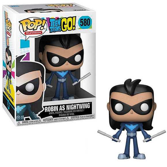 Robin as Nightwing #580 - Teen Titans Go Funko Pop! TV