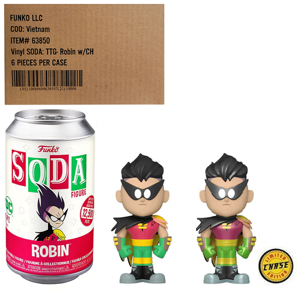 Robin – Teen Titans Go! Vinyl SODA Case Of 6 Figures