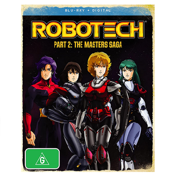 RoboTech Part 2 The Masters Saga [Blu-ray] [New & Sealed]