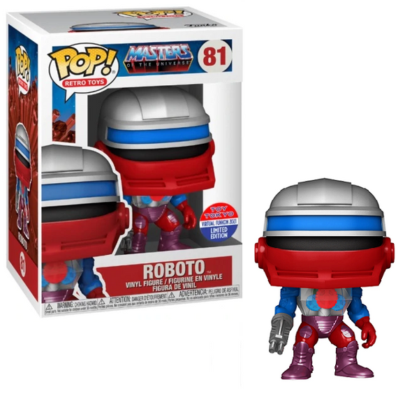 Roboto #81 - Masters of the Universe Pop! Retro Toys Exclusive Vinyl Figure