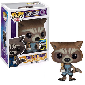 Rocket with Potted Groot #93 - Guardians Of The Galaxy Funko Pop! [2015 Summer Convention Exclusive]