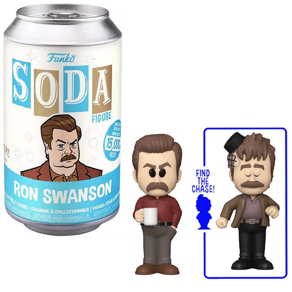 Ron Swanson – Parks and Recreation Vinyl Soda [With Chance Of Chase]