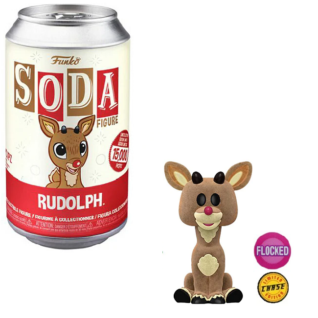 Rudolph the Red Nosed Reindeer Funko Soda Flock shops Chase