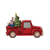 Rudolph the Red-Nosed Reindeer Rudolph in Red Pickup by Jim Shore Statue