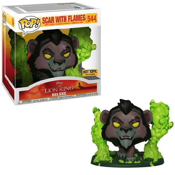 Scar with Flames #544 - The Lion King Funko Pop! [Hot Topic Exclusive]