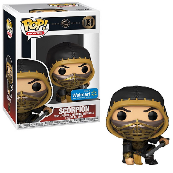 Scorpion #1058 – Mortal Kombat Funko Pop! Movies [Walmart Exclusive]