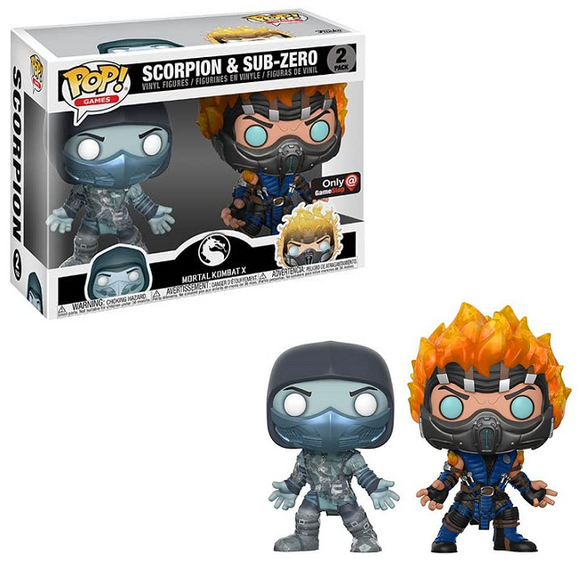 Scorpion & Subzero – Mortal Kombat Funko Pop! Games [GameStop Exclusive]