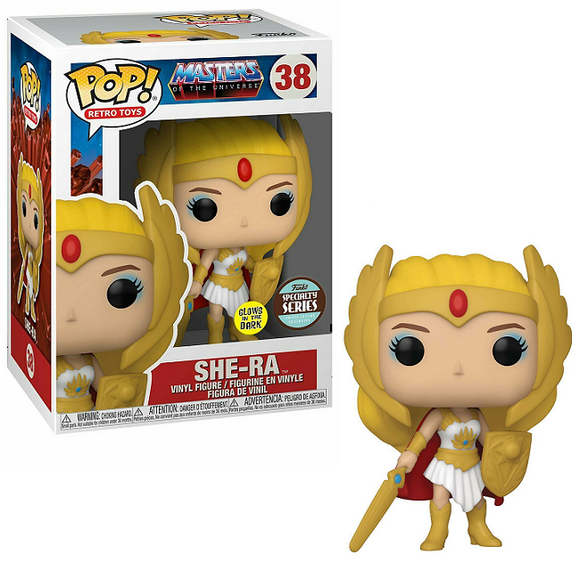 She-Ra #38 - Masters of the Universe Funko Pop! Retro Toys [GitD Specialty Series]