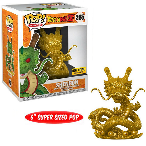 Shenron #265 - Dragon Ball Z Funko Pop! Animation [6-Inch Gold Hot Topic Exclusive]