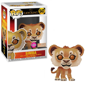 Simba #547 - Lion King Funko Pop! [Live Action Flocked Box Lunch Exclusive]