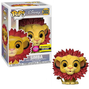 Simba #302 - Lion King Pop! Flocked Exclusive Vinyl Figure