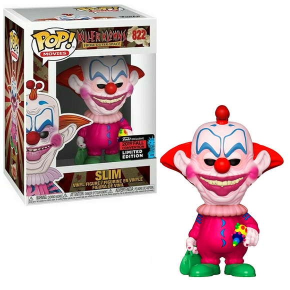 Slim #822 - Killer Klowns from Outer Space Pop! Movies Exclusive Vinyl Figure