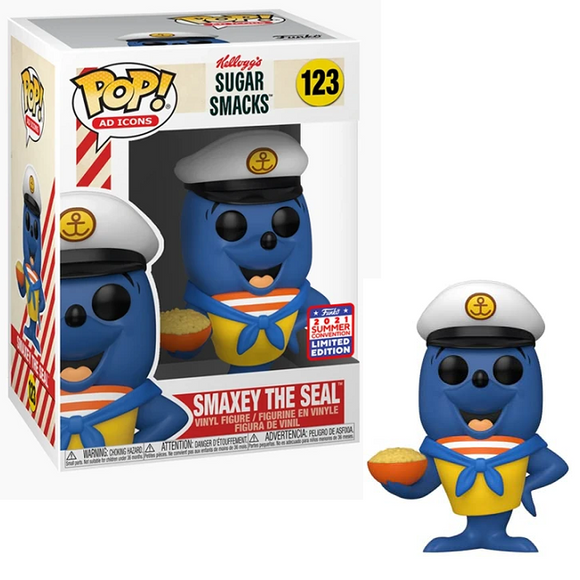 Smaxey The Seal #123 – Kellogg’s Sugar Smacks Funko Pop! Ad Icon [2021 Summer Convention Shared Limited Edition]