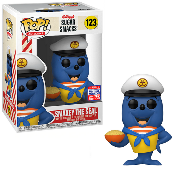 Smaxey The Seal #123 - Sugar Smacks Funko Pop! Ad Icons [2021 Virtual Funkon Limited Edition]