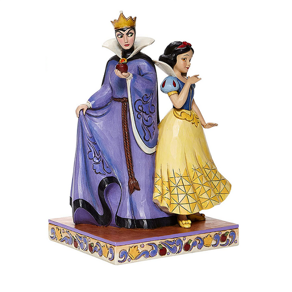 Snow White and Evil Queen - Disney Traditions Snow White and the Seven Dwarfs Statue by Jim Shore