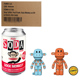 Sock Monkey – Paul Frank Sock Monkey Vinyl SODA Case Of 6 Figures