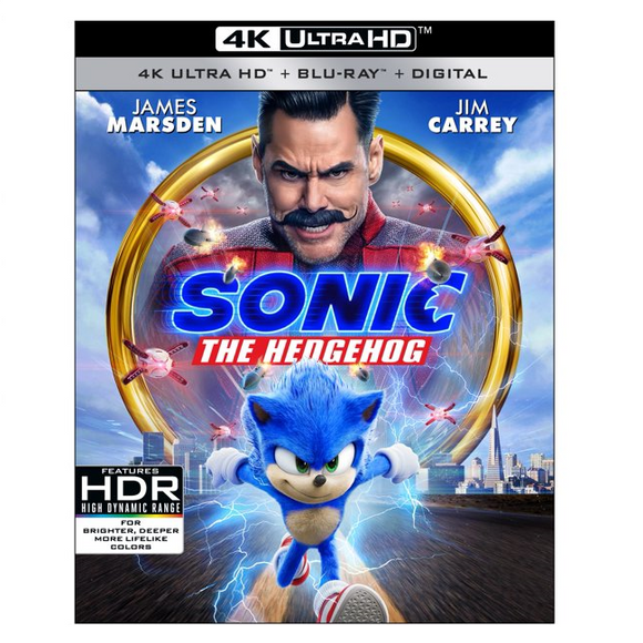 Sonic the Hedgehog [4K Ultra HD Blu-ray/Blu-ray] [2020]