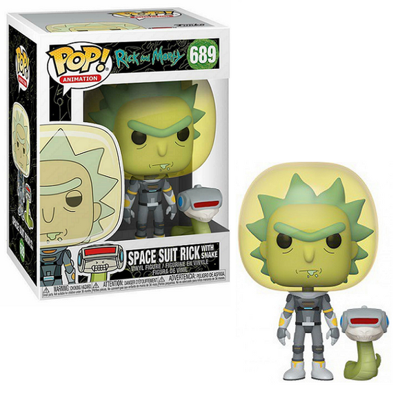 Space Suit Rick with Snake #689 - Rick & Morty Funko Pop! Animation