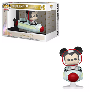 Mickey Mouse At The Space Mountain Attraction #107 - Walt Disney Worlds 50th Funko Pop! Rides