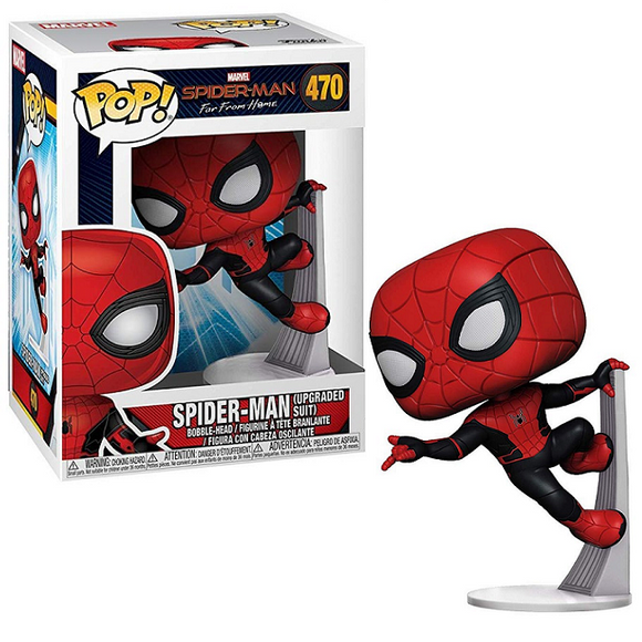 Spider-Man [Upgraded Suit] #470 - Spider-Man Far From Home Funko Pop! 