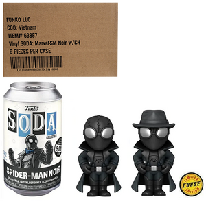 Spider-Man Noir – Marvel Funko Soda [Factory Sealed Case (6) w/Chase]