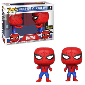 Spider-Man vs Spider-Man 2-Pack - Marvel Funko Pop! [EE Exclusive]