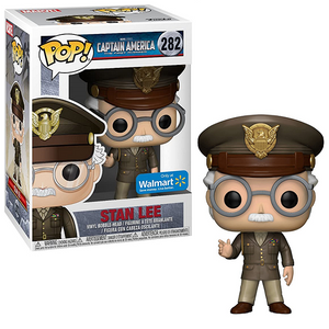 Stan Lee #282 - Captain America Funko Pop! [Walmart Exclusive]