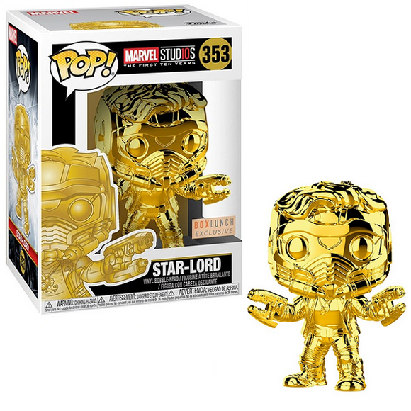 Star-Lord #353 - Marvel Studios 10 Funko Pop! [Gold Box Lunch Exclusive]