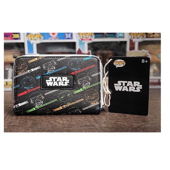 Star Wars Light Saber AOP Wallet - Star Wars Funko Wallet
