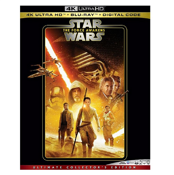 Star Wars The Force Awakens [4K Ultra HD Blu-ray/Blu-ray] [2015]