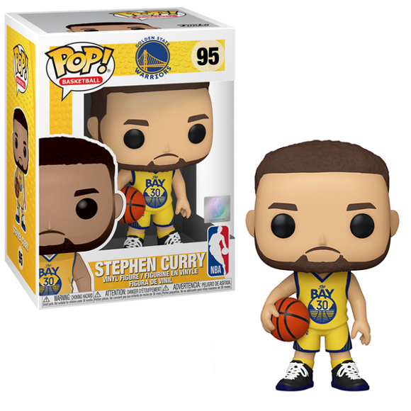 Steph Curry #95 - Golden State Warriors Funko Pop! Basketball [Alternative Uniform]