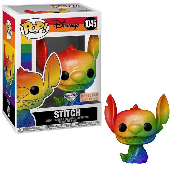 Stitch #1045 – Lilo & Stitch Funko Pop! [Rainbow Diamond Box Lunch Exclusive]