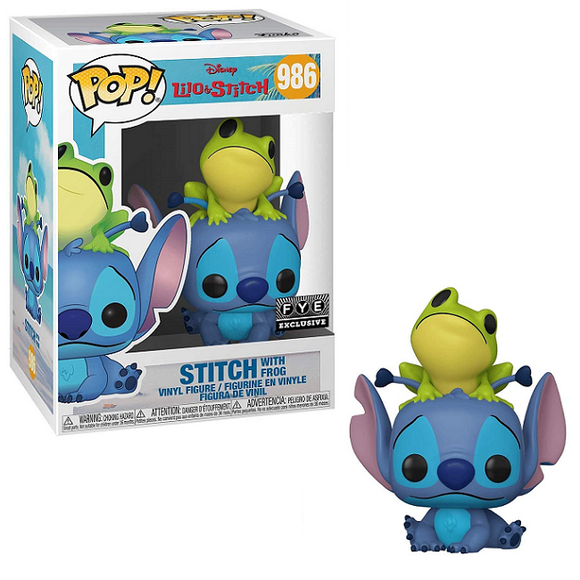 Stitch With Frog #986 – Lilo & Stitch Funko Pop! [FYE Exclusive]