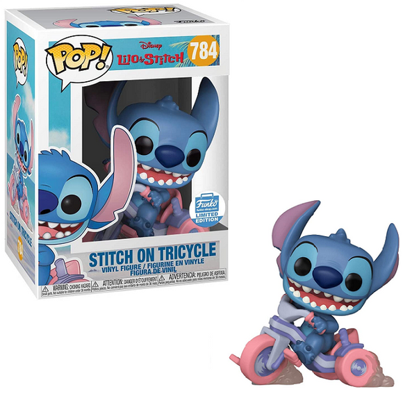 Stitch on Tricycle #784 - Lilo & Stitch Funko Pop! [Funko Exclusive]