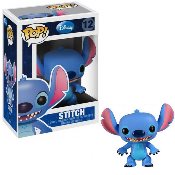 Stitch #12 - Disney Funko Pop! [Blue Logo]