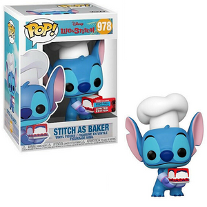 Stitch as Baker #978 - Lilo & Stitch Funko Pop! [2020 Fall Convention Limited Edition]