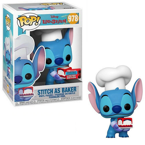 Stitch as Baker #978 - Lilo & Stitch Pop! Limited Edition Vinyl Figure