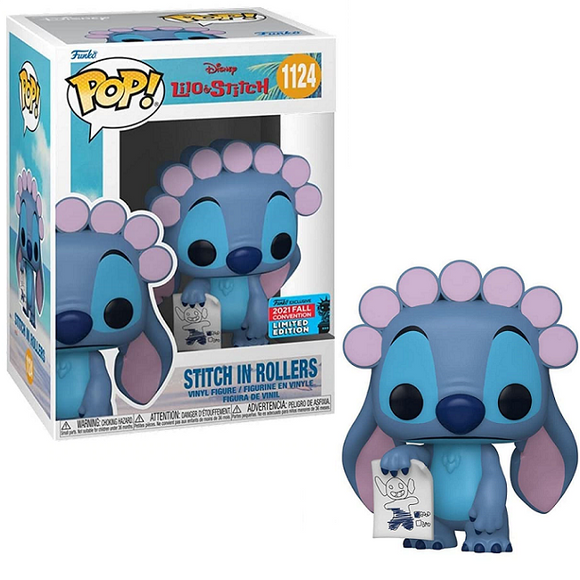 Stitch in Rollers #1124 - Lilo & Stitch Funko Pop! [2021 Fall Convention Exclusive]