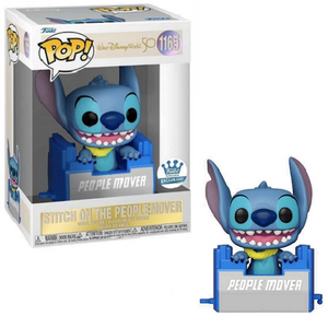 Stitch on the Peoplemover #1165 - Walt Disney World 50th Funko Pop! [Funko Exclusive]