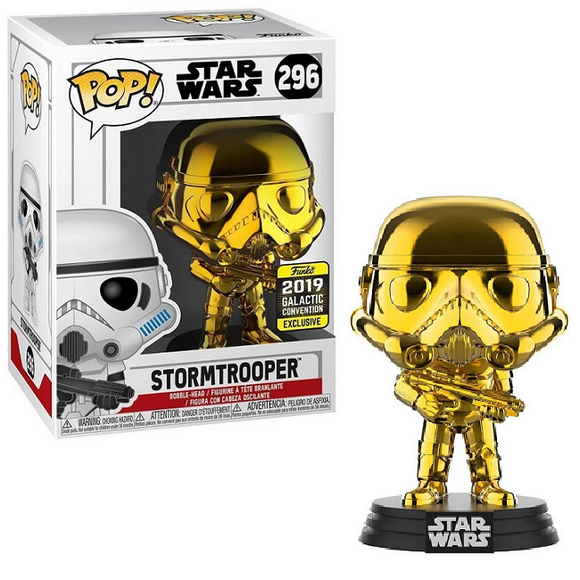 Stormtrooper #296 - Star Wars Funko Pop! [Gold 2019 Galactic Convention Exclusive]