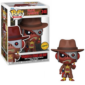 Stranger In A Strange Land Eddie #248 - Iron Maiden Funko Pop! Rocks [Metallic Chase Version]