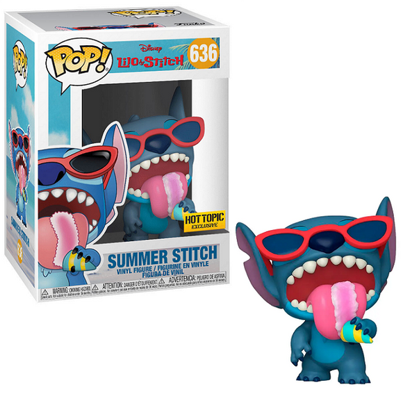 Summer Stitch #636 - Lilo & Stitch Pop! Exclusive Vinyl Figure