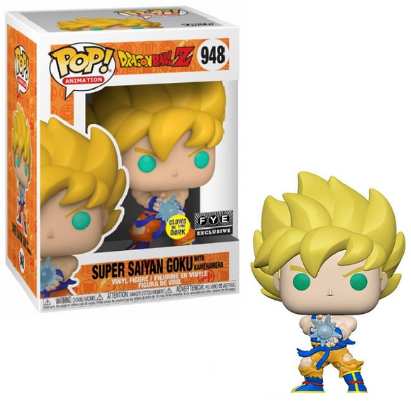Super Saiyan Goku with Kamehameha #948 - Dragon Ball Z Funko Pop! Animation [Gitd FYE Exclusive]