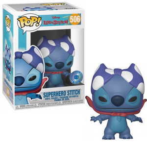 Superhero Stitch #506 - Lilo & Stitch Funko Pop! [PIAB Exclusive]